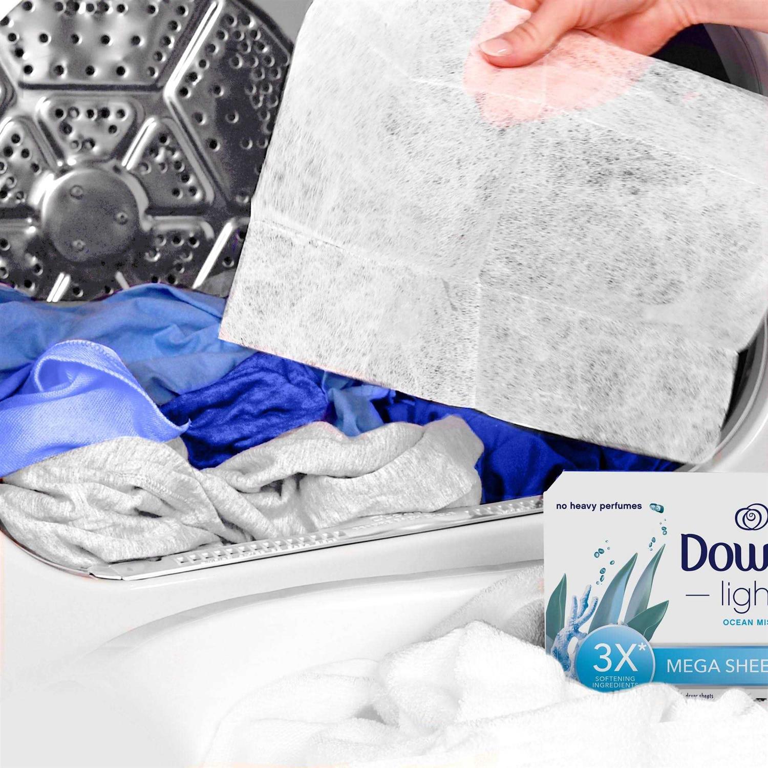 Alternative view of Downy Light Mega Dryer Sheets