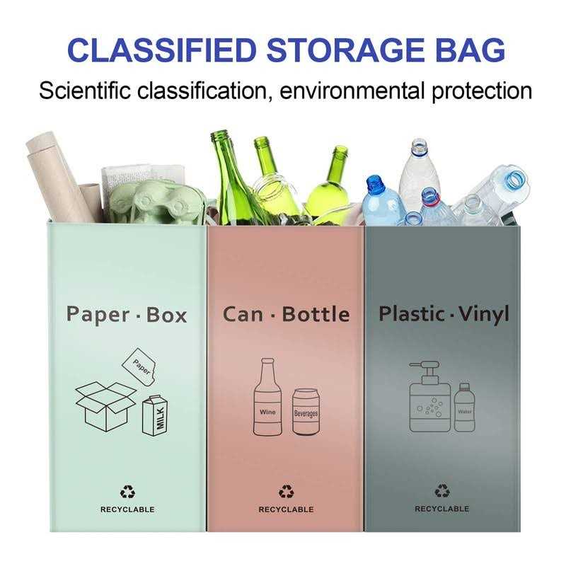 JIALAI Home Separate Recycling Waste Bin Bags for Kitchen Home - Image 5