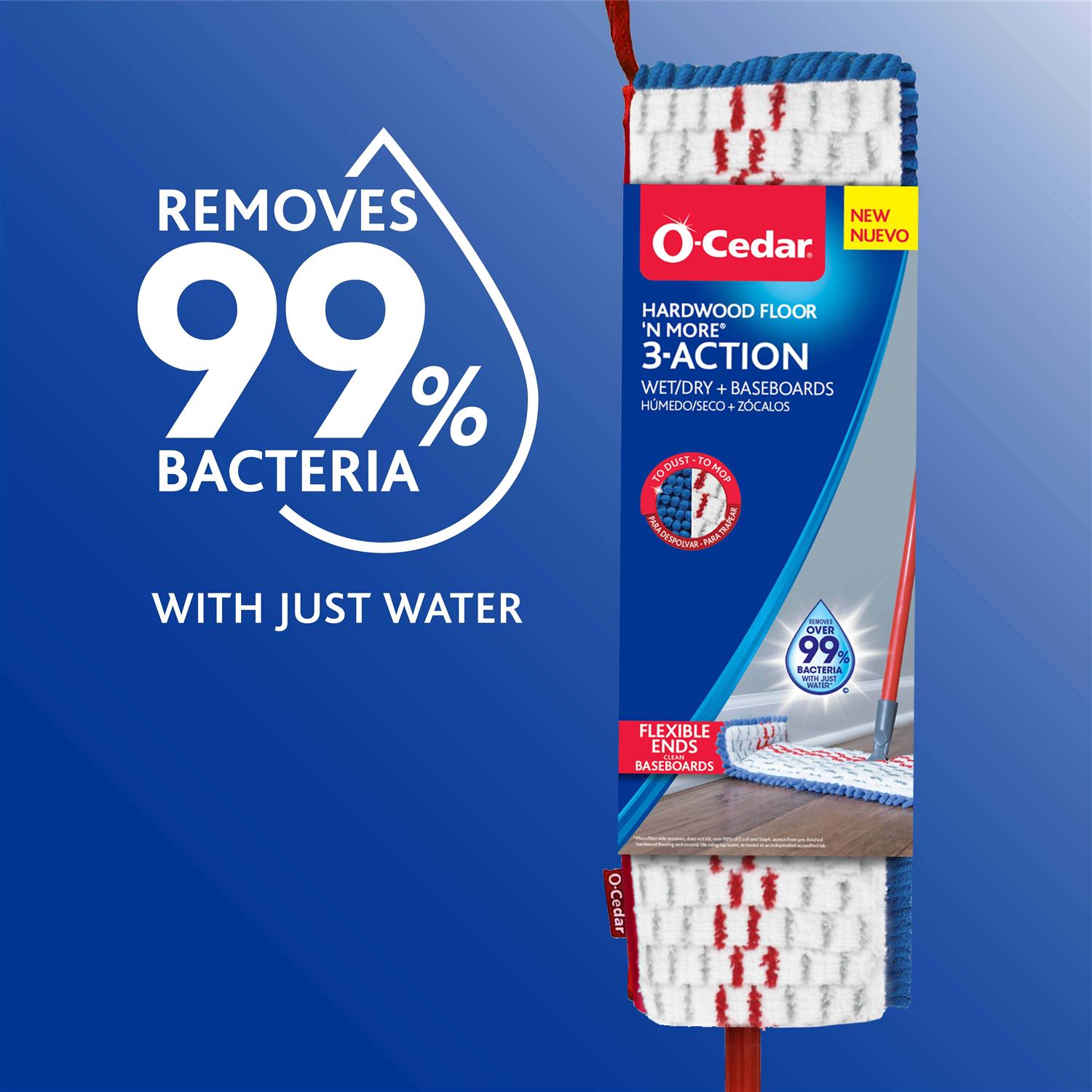 O-Cedar 3-Action Flip Mop - Image 4