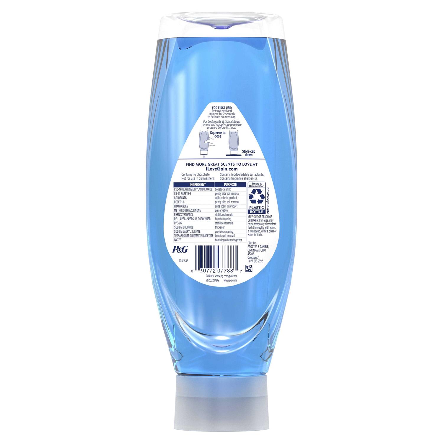 Gain EZ Squeeze Dishwashing Liquid Dish Soap - Image 2