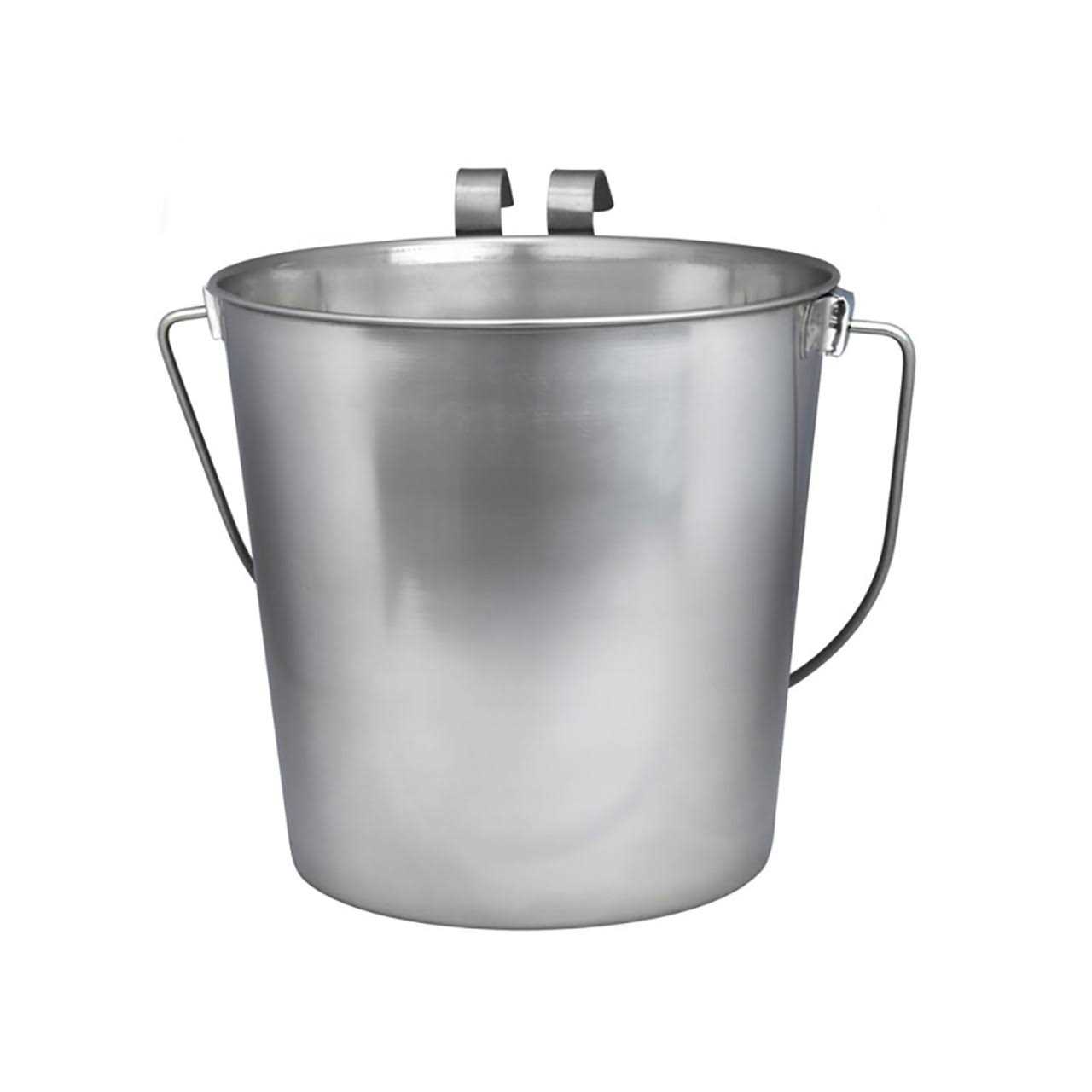 Indipets Stainless Steel Heavy Duty Flat-Sided Pail - Image 2
