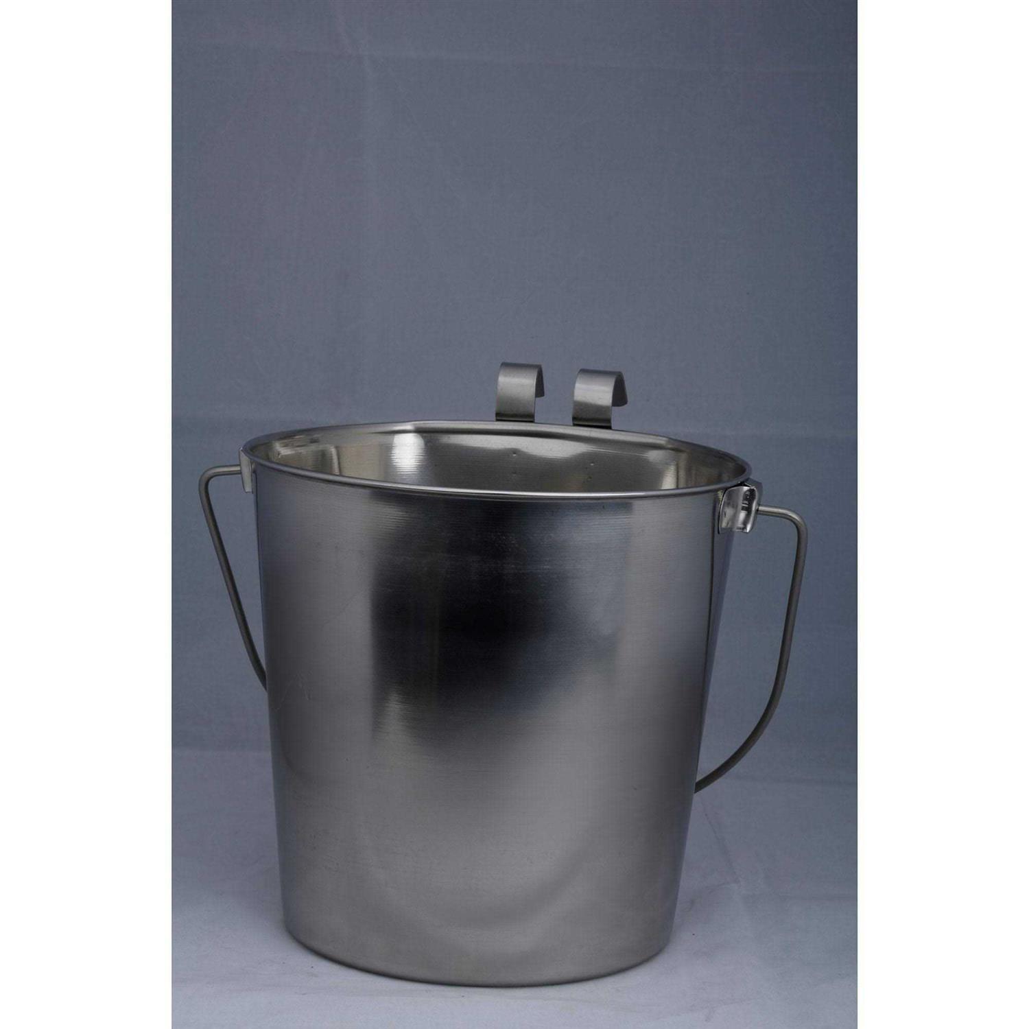 Indipets Stainless Steel Heavy Duty Flat-Sided Pail - Image 5