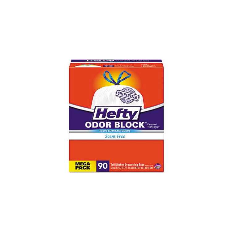 Hefty Strong 13 Tall Kitchen Drawstring Bags - Image 2