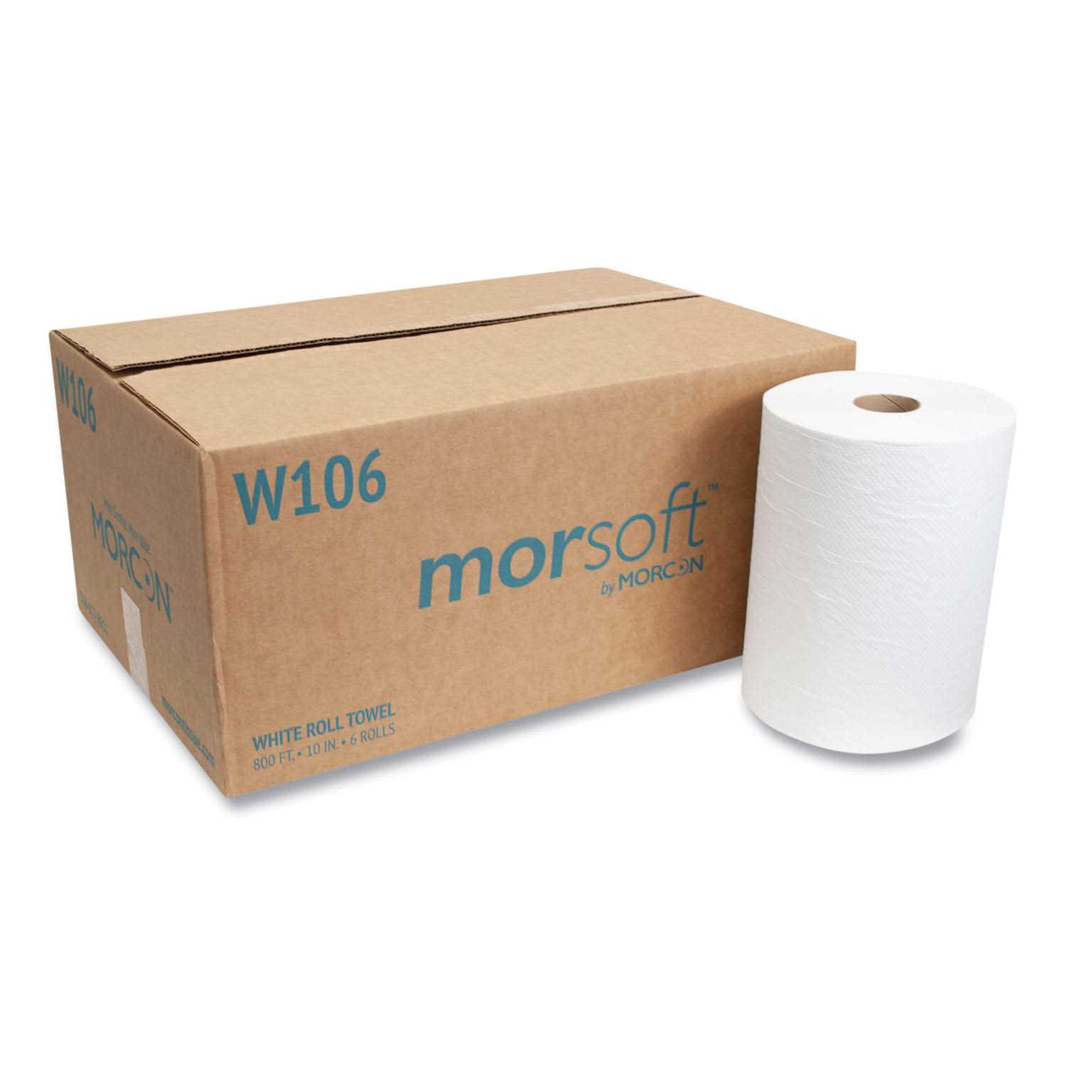Morcon 10 Inch Roll Towels 1-Ply 10 x 800 ft - Image 2