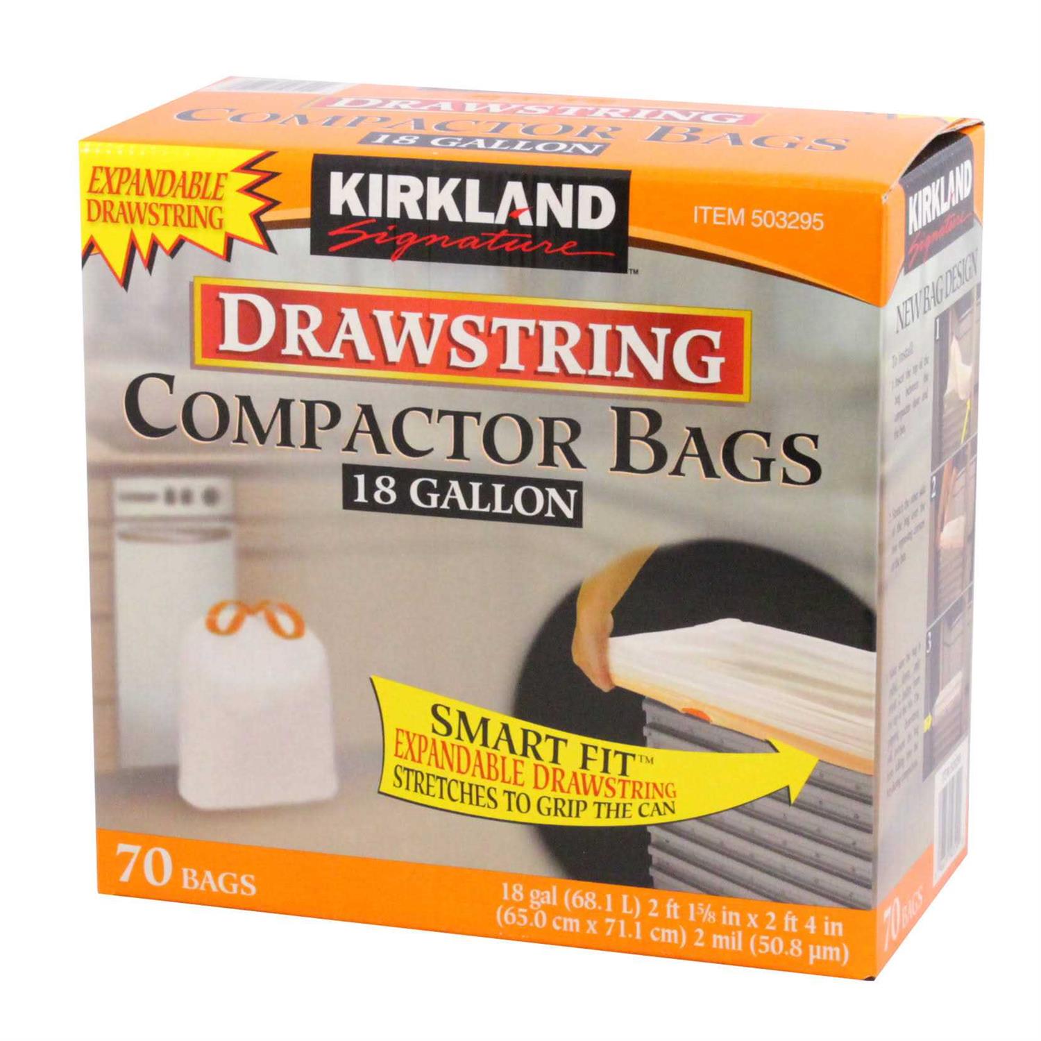 Kirkland Signature Compactor Bags 18 Gallon
