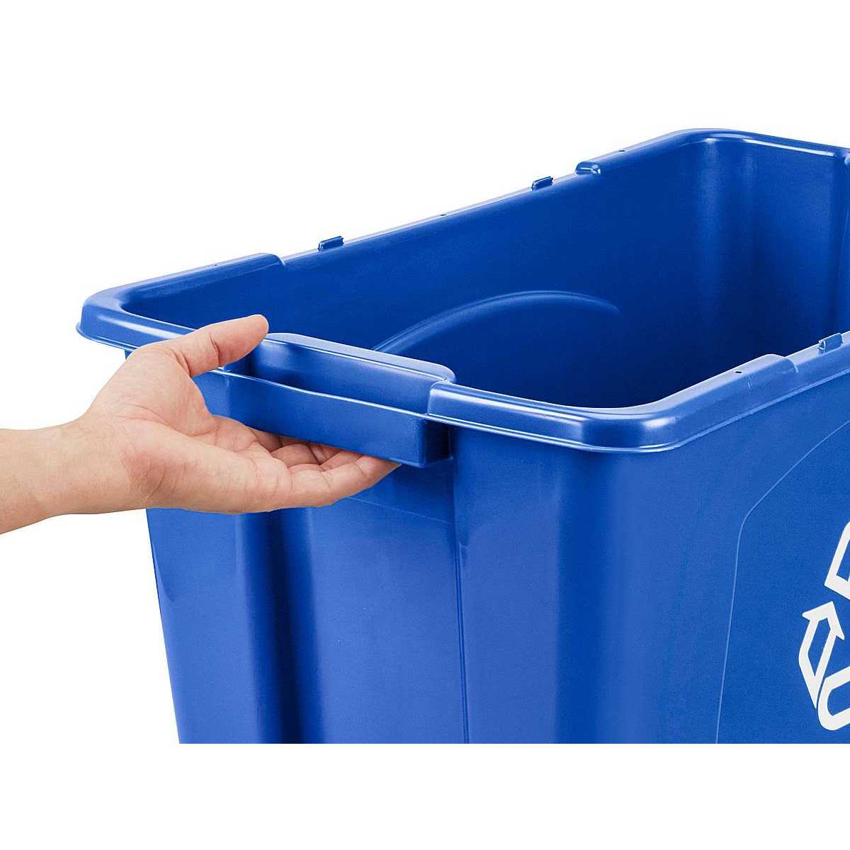 Global Industrial Curbside Recycling Bin GTRUE18-01 - Image 2