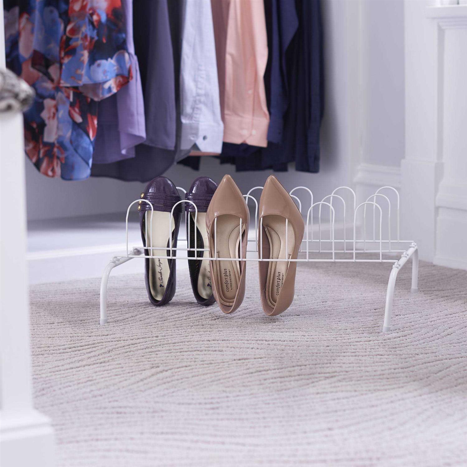 Household Essentials 9-Pair Wire Shoe Rack - Image 2