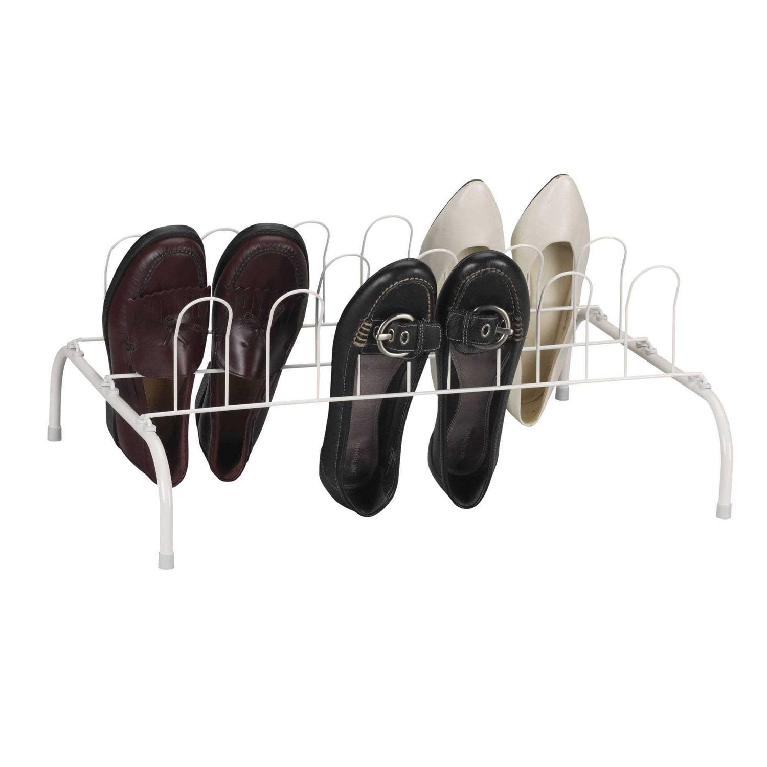 Household Essentials 9-Pair Wire Shoe Rack - Image 3