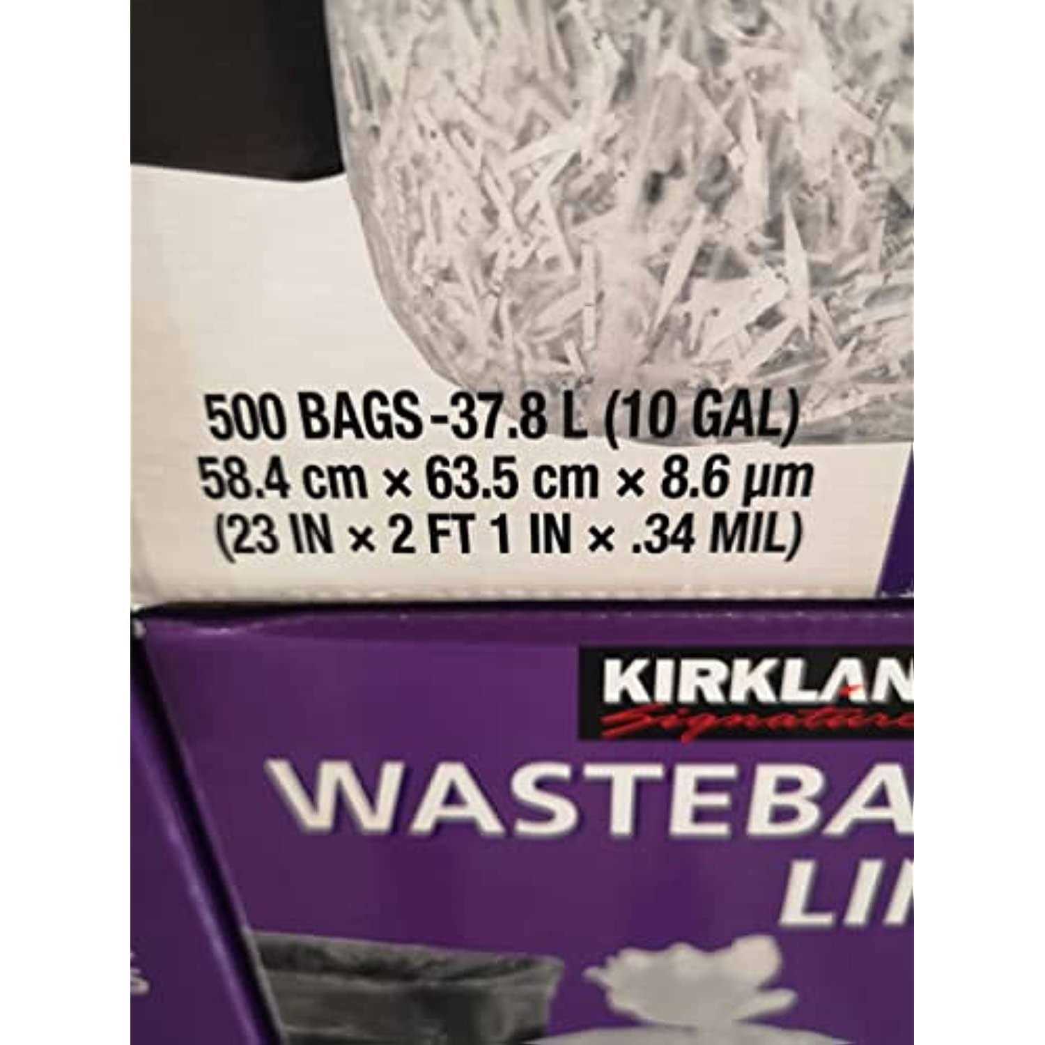 Kirkland Signature 10 Gallon Wastebasket Liners - Image 2
