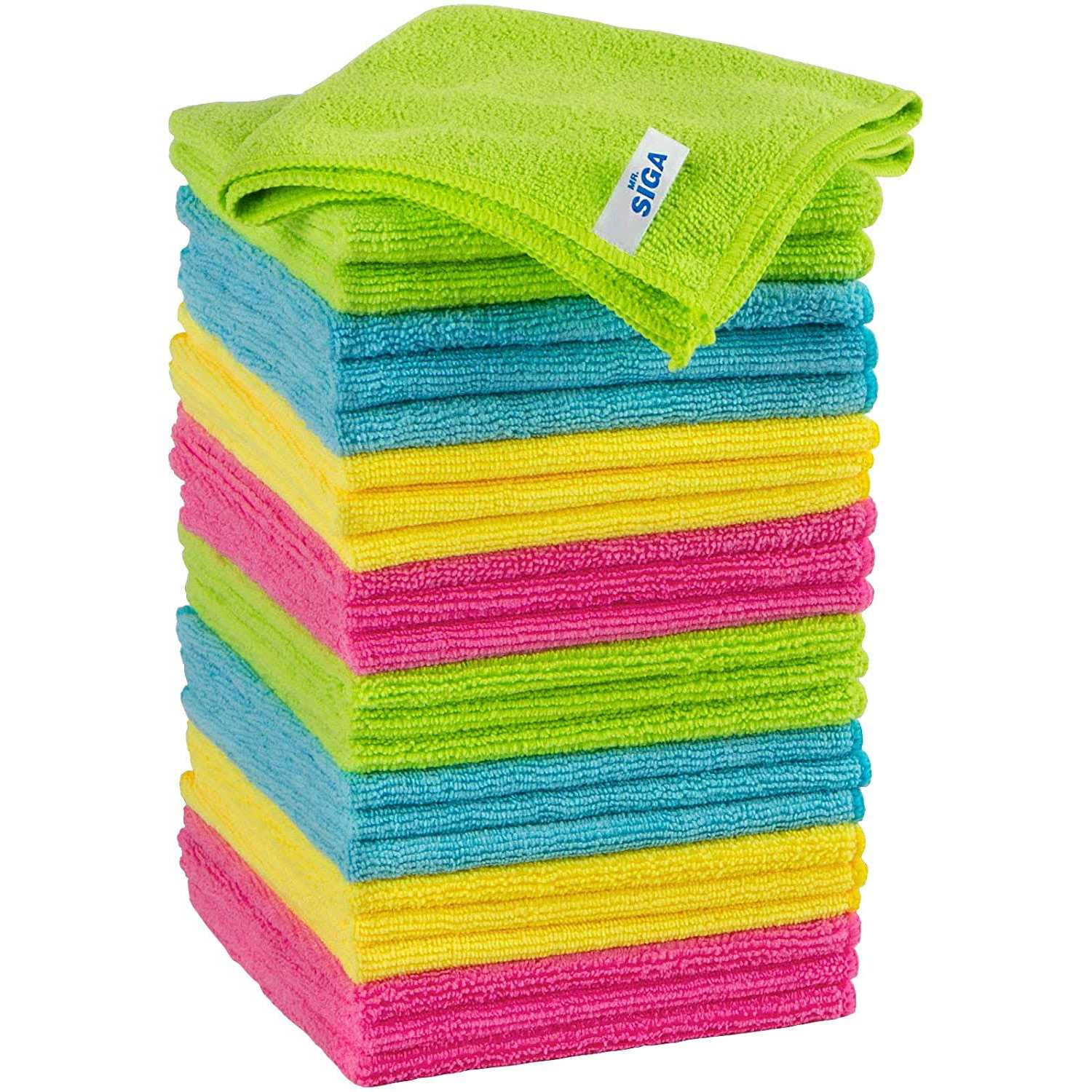 MR.SIGA Microfiber Cleaning Cloth Pack