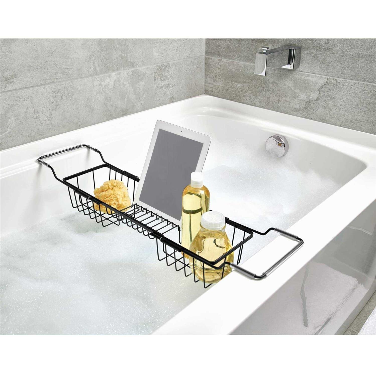 iDesign Everett Adjustable Over Bathtub Caddy - Image 2