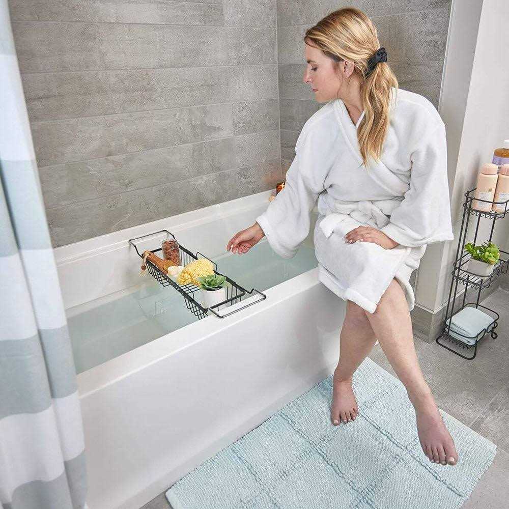 iDesign Everett Adjustable Over Bathtub Caddy - Image 3