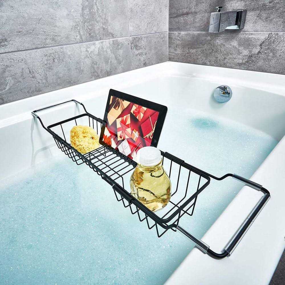 iDesign Everett Adjustable Over Bathtub Caddy - Image 4