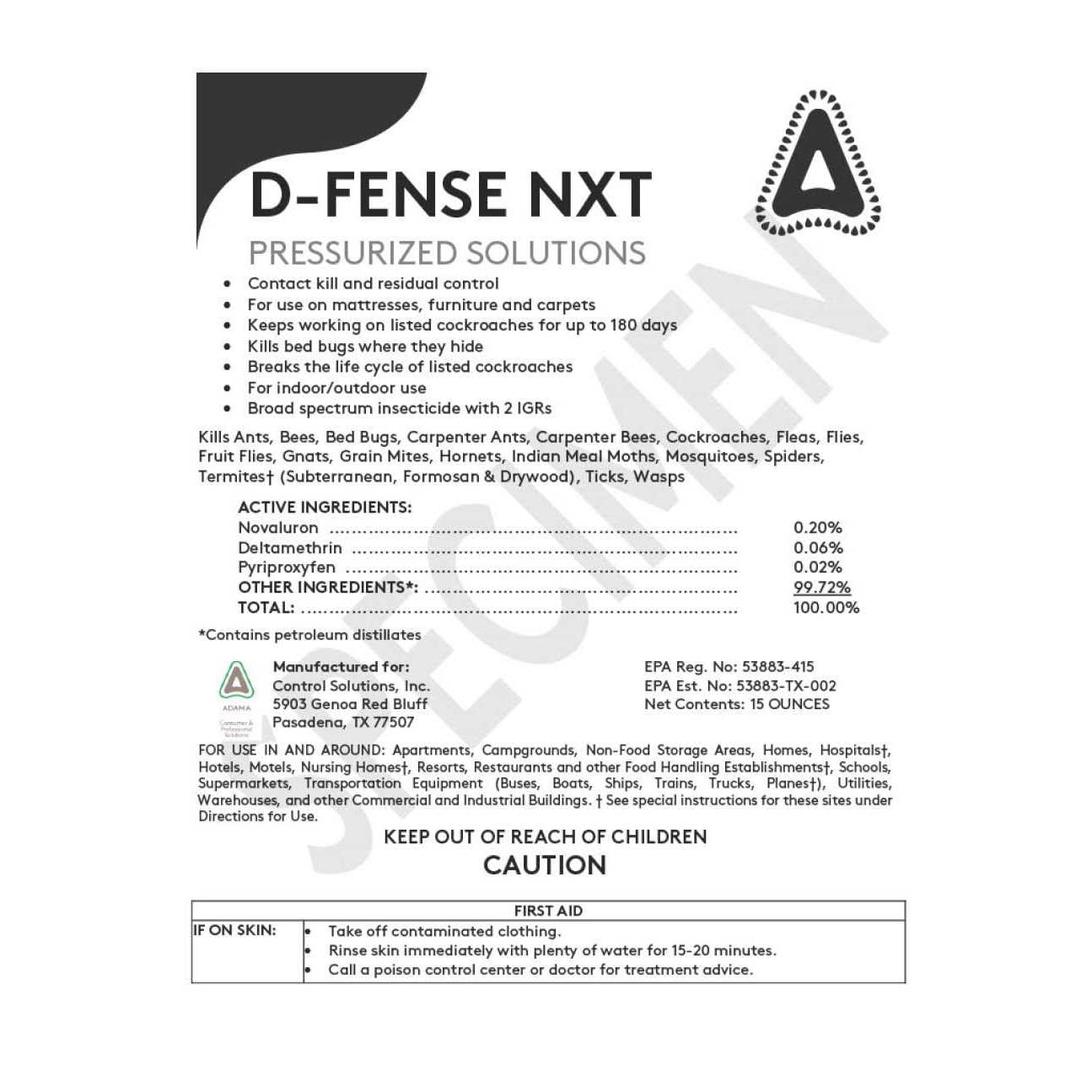 Control Solutions D Fense NXT - Image 3