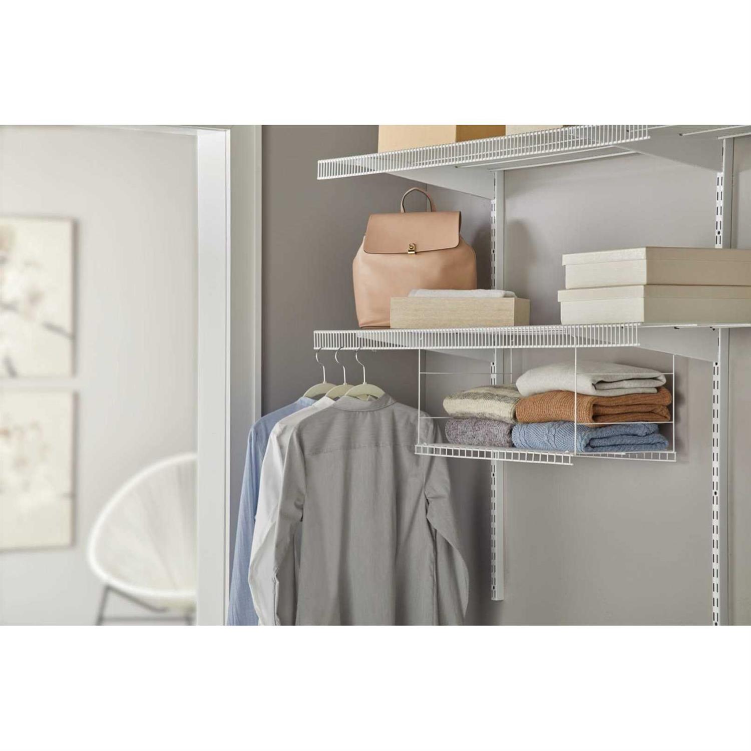 Rubbermaid Universal Closet Steel Wire Added Storage Hanging Shelf - Image 5