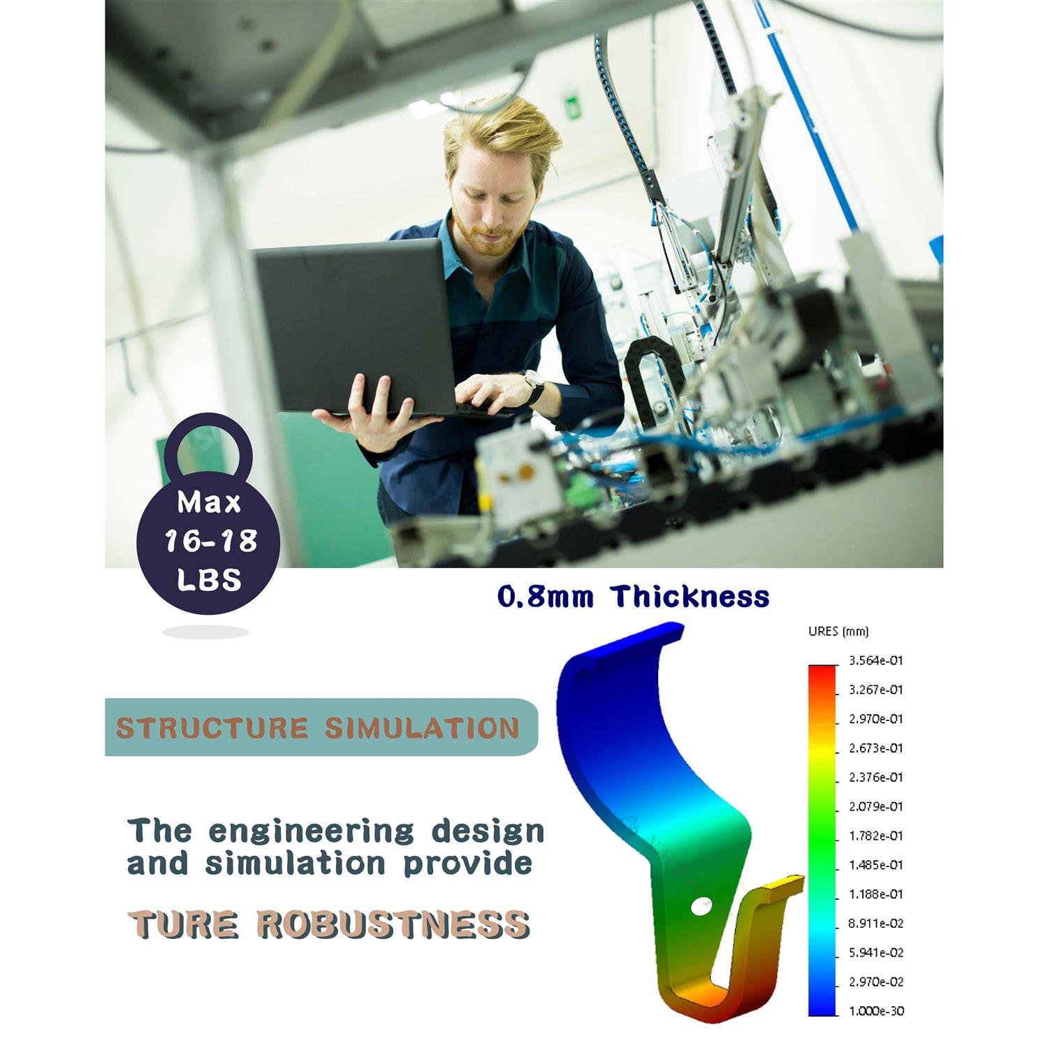 Naceture Vinyl Siding Hooks for Hanging No Damage on Your Vinyl Siding wall - Image 5