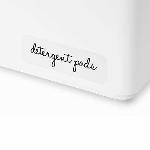 Madesmart Medium Stacking Bin with Lid Clear/White - Image 3