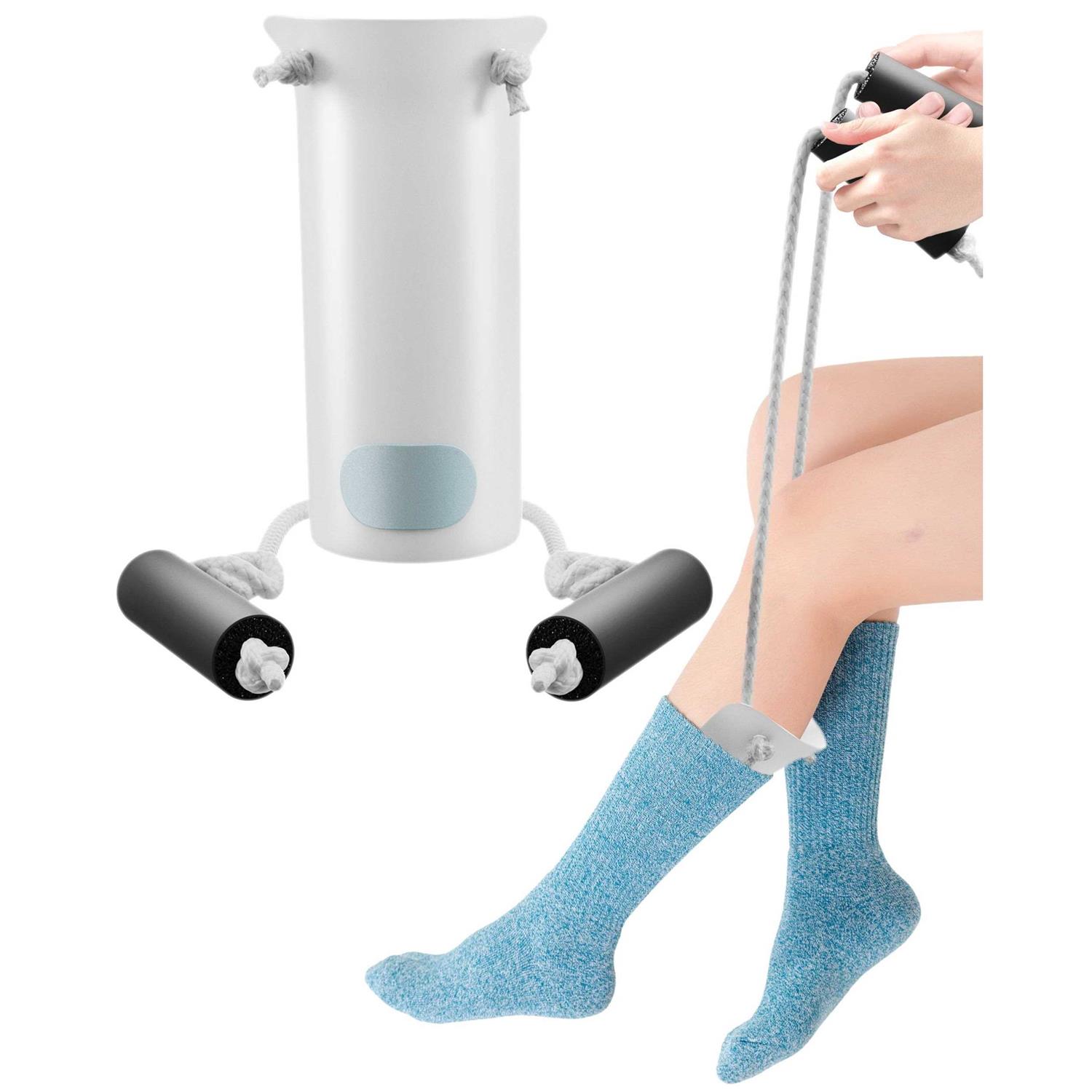 Mars Wellness Deluxe Molded Sock Aid Donner Foam Grip Handles - Image 3