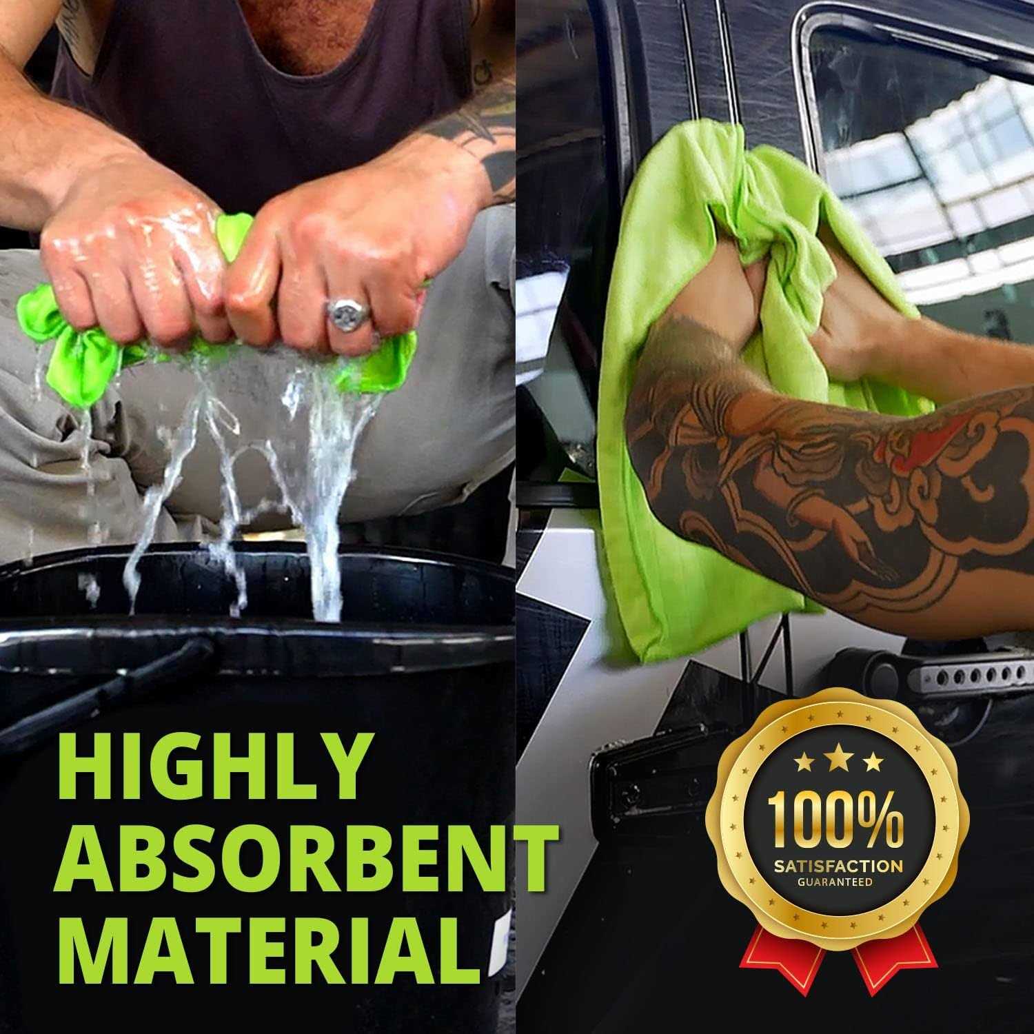 HELOMOR Extra Large Floor Microfiber Cleaning Cloth - Image 2