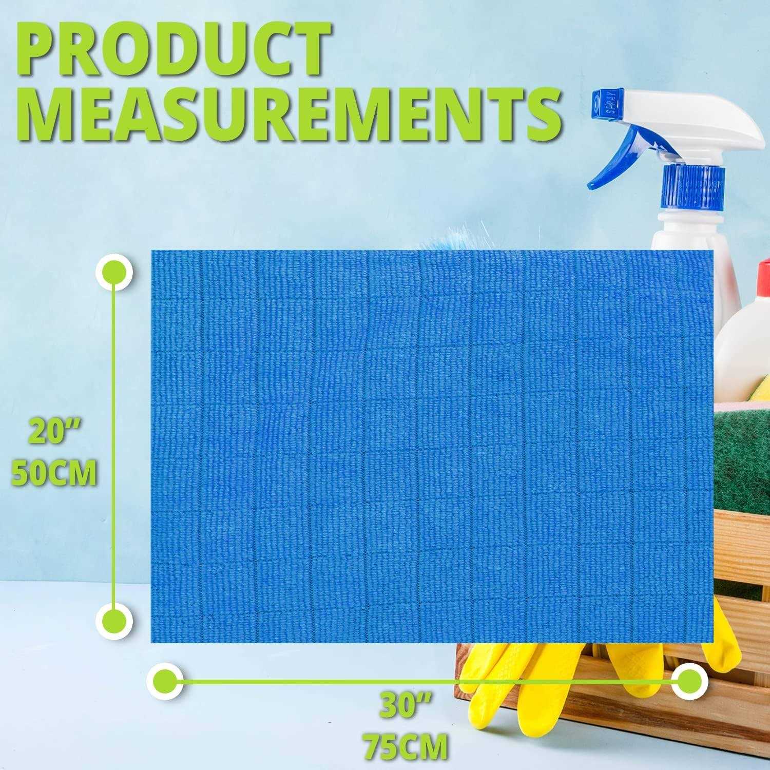 HELOMOR Extra Large Floor Microfiber Cleaning Cloth - Image 3