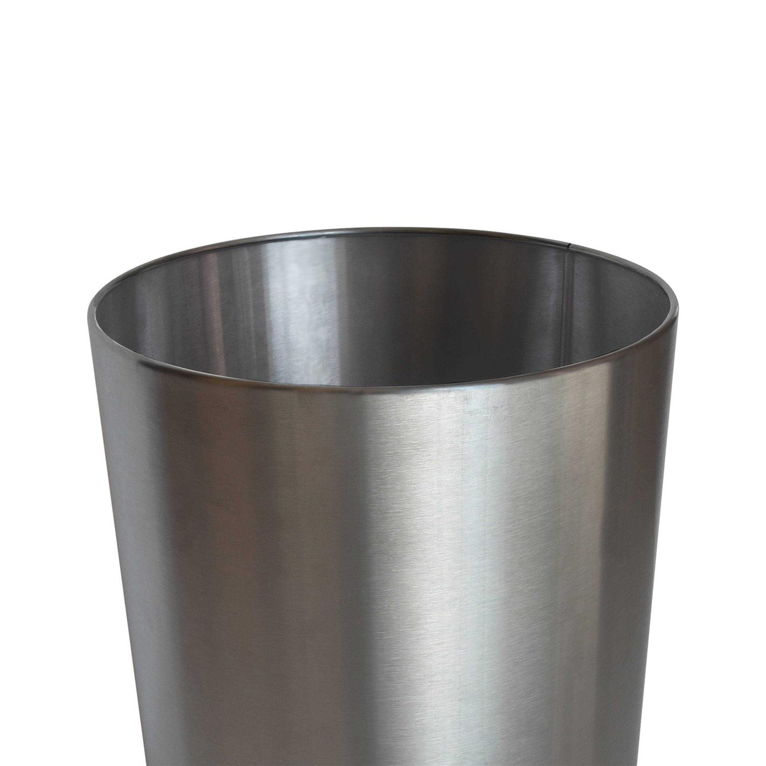 Mainstays Metal Bathroom Wastebasket - Image 3