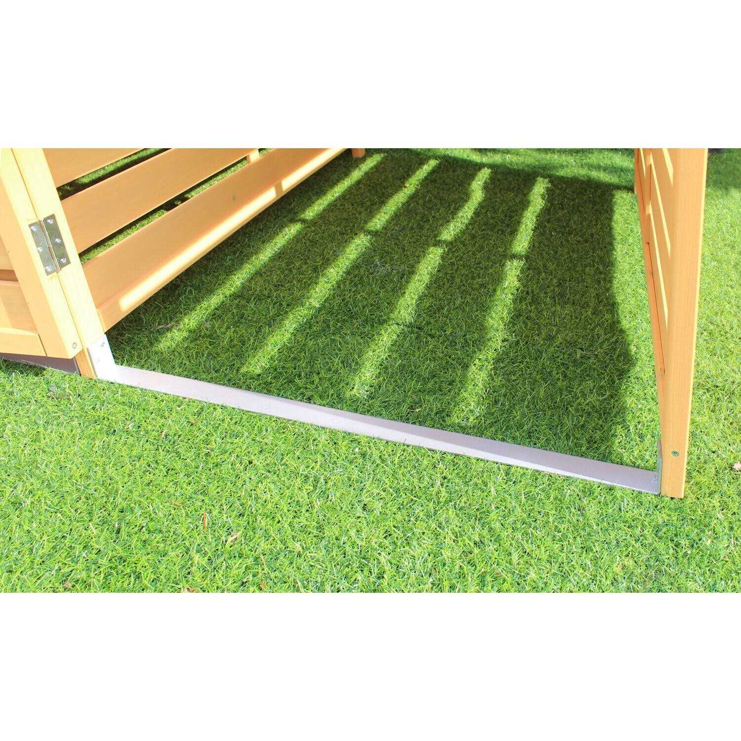 Hanover Outdoor 4.9 ft. x 4 ft. Wooden Trash Bin and Recyclables Storage Shed HANWS - Image 5
