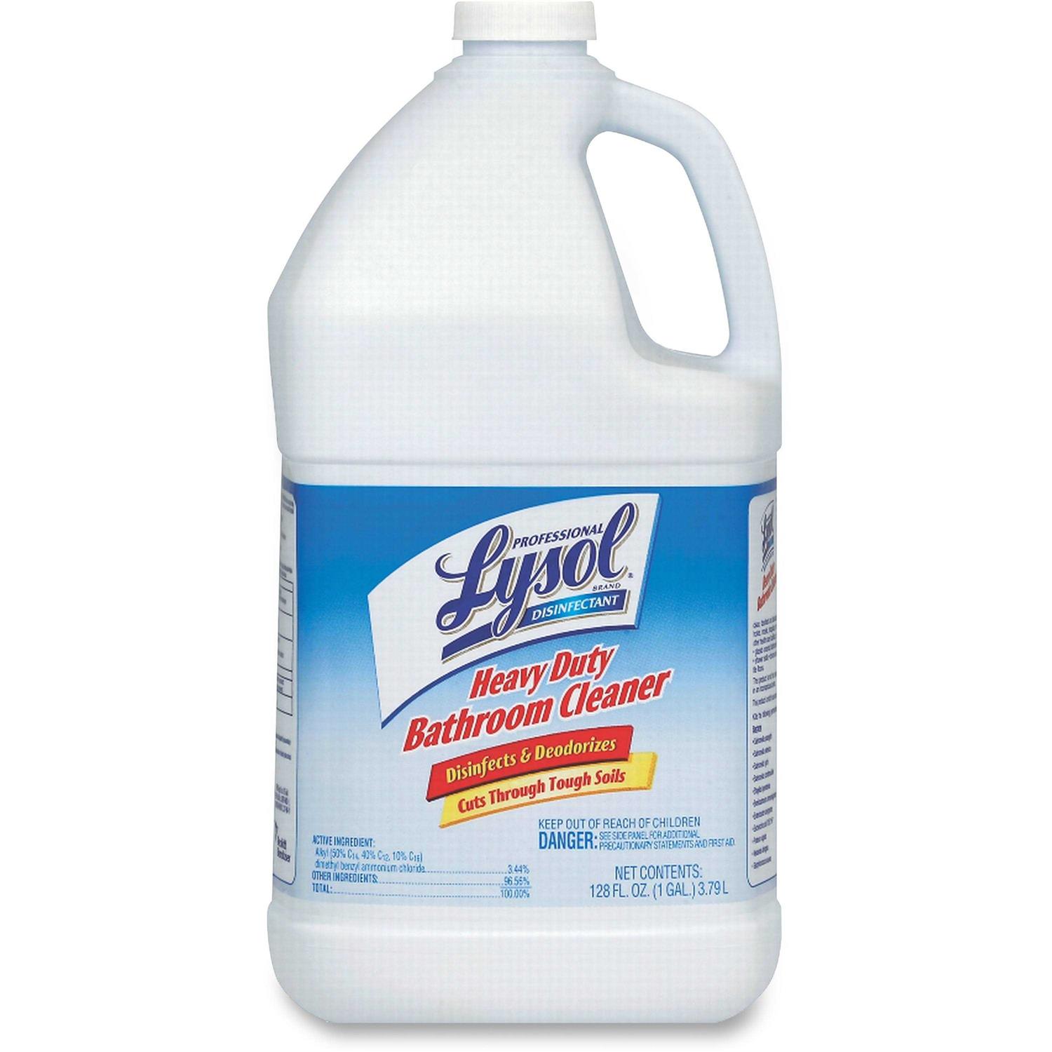 Lysol Professional Disinfectant Heavy Duty Bathroom Cleaner Concentrate ...