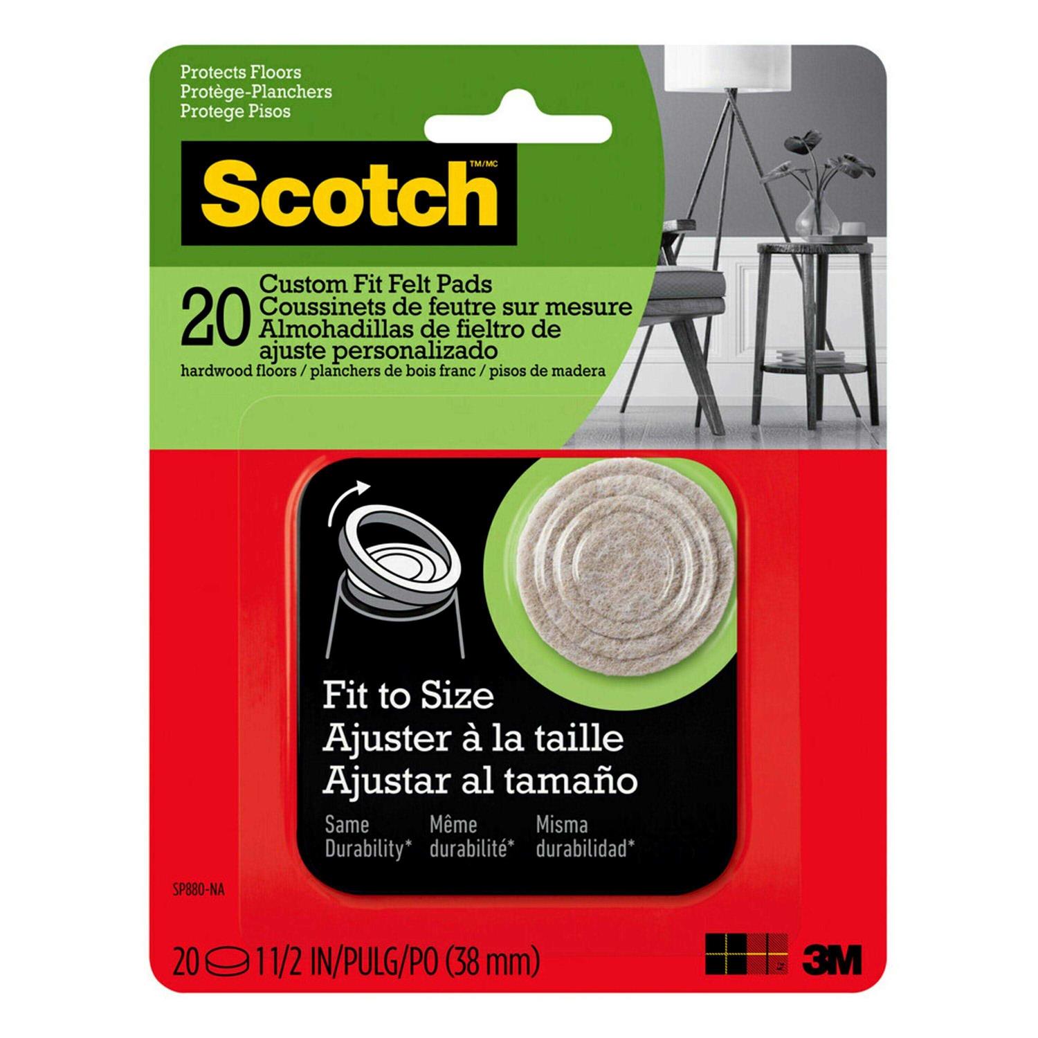 Scotch Round Felt Pads