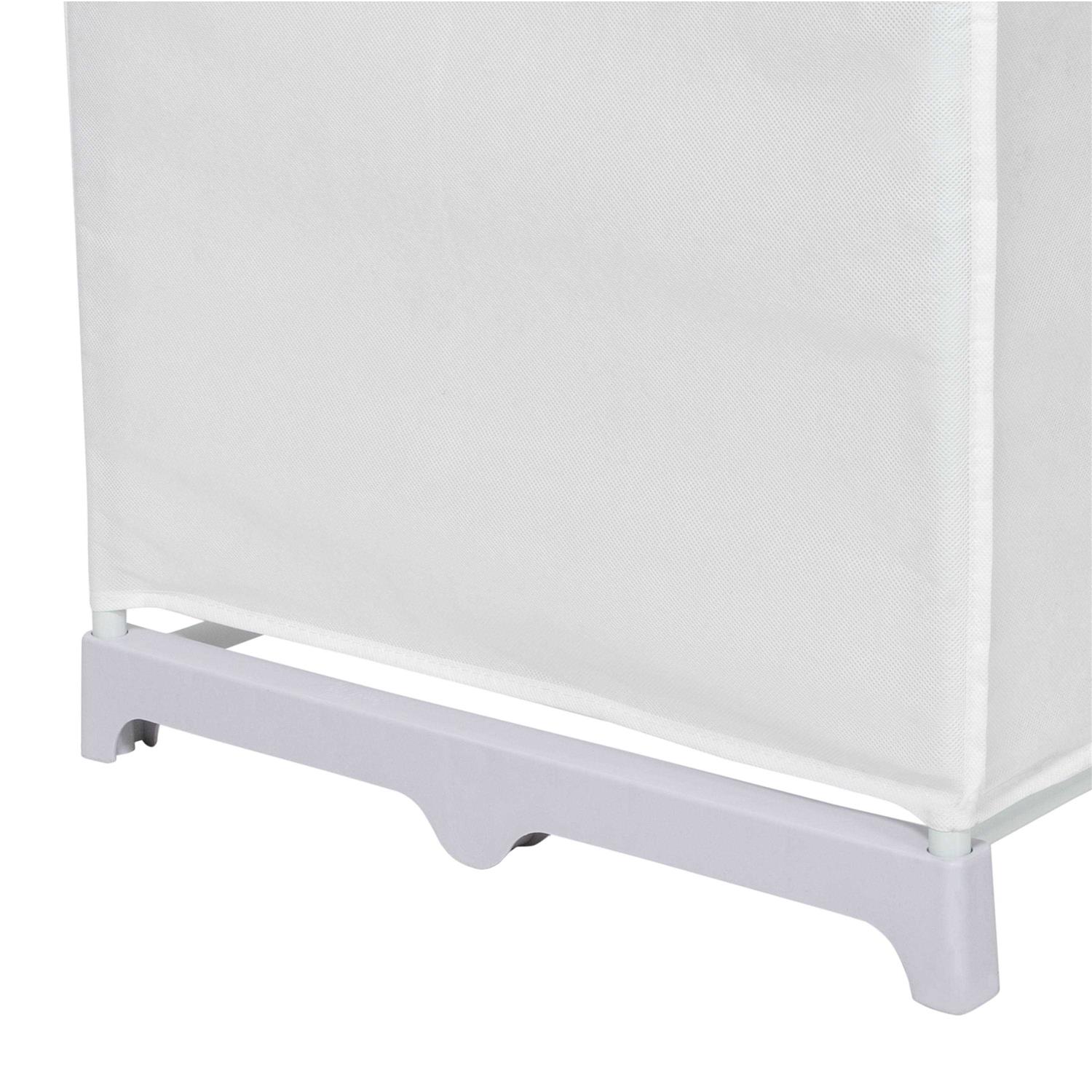 Honey Can Do White Freestanding Storage Closet with Cover - Image 2
