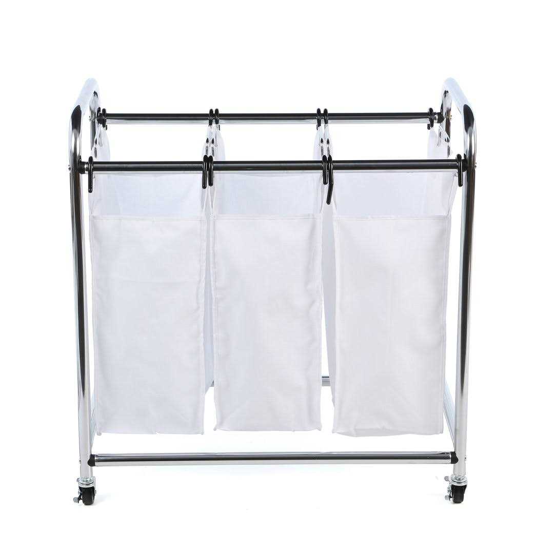 Honey Can Do Heavy-Duty Triple Laundry Sorter - Image 2