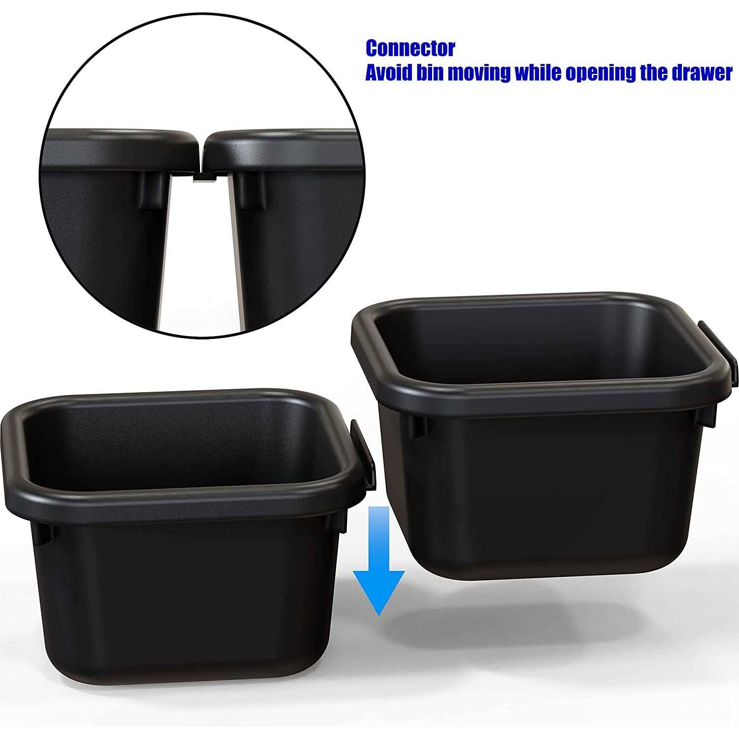 Simple Houseware Black Desk Drawer Organizer - Image 4