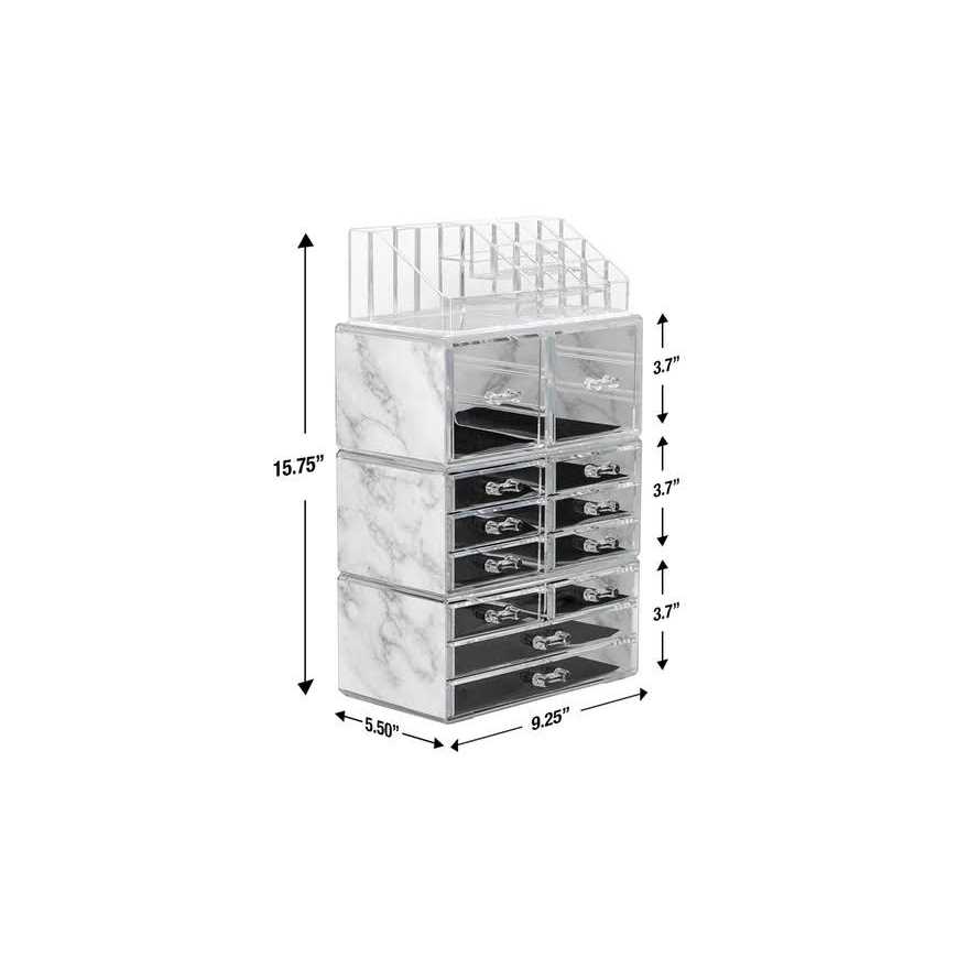 Sorbus Makeup and Jewelry Storage Set - Image 2