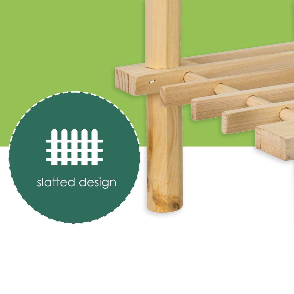 Home Basics 3 Tier Wooden Shoe Rack - Image 4