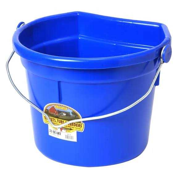 Little Giant Flat Back Plastic Bucket - Image 4