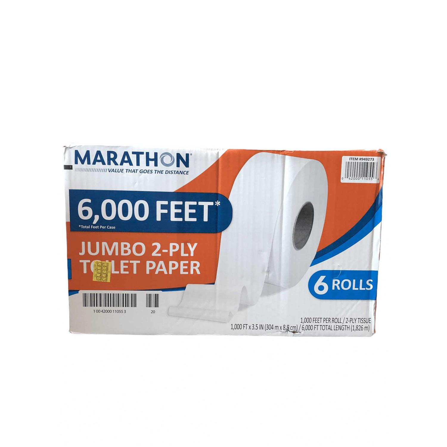 Marathon Jumbo Roll Bath Tissue - Image 3