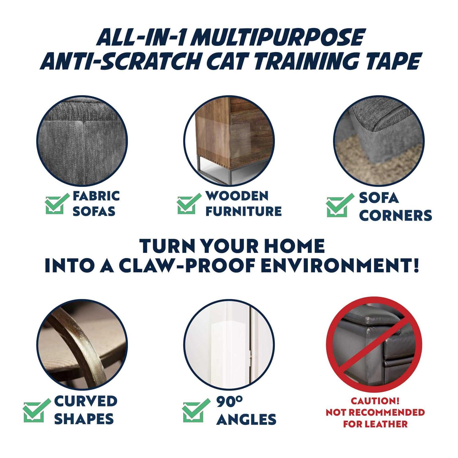 Panther Armor Cat Scratch Furniture Protector for Sofa Couch Double Sided Anti Scratching - Image 3