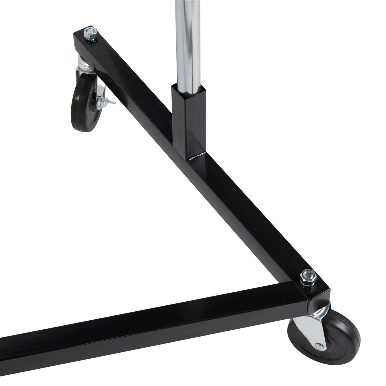 SSWBasics Single Rail Z-Truck Clothing Rack 63''W x 24''D x 68''H - Image 2