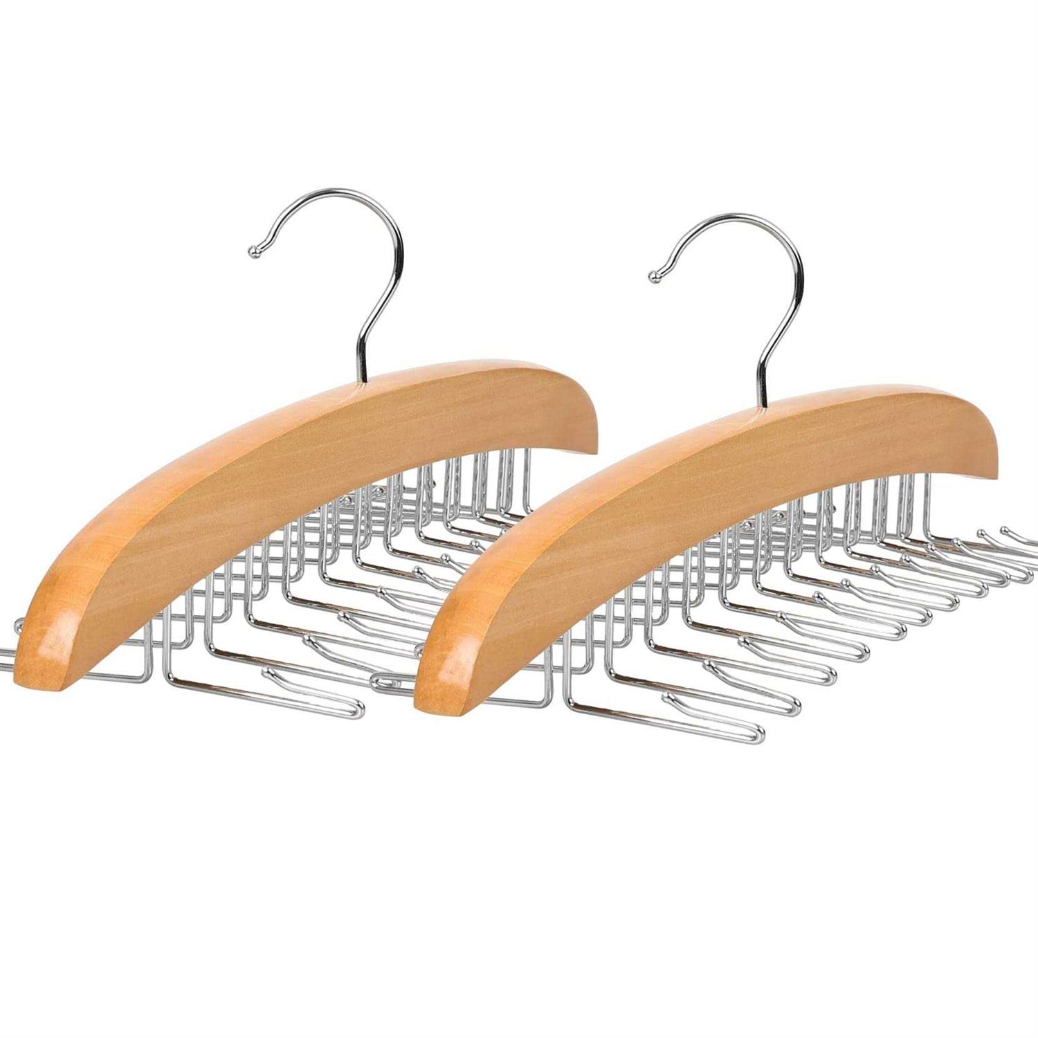 Resovo Tank Top Hanger With Premium Wood 24 Large Capacity Space Saving360 - Image 2