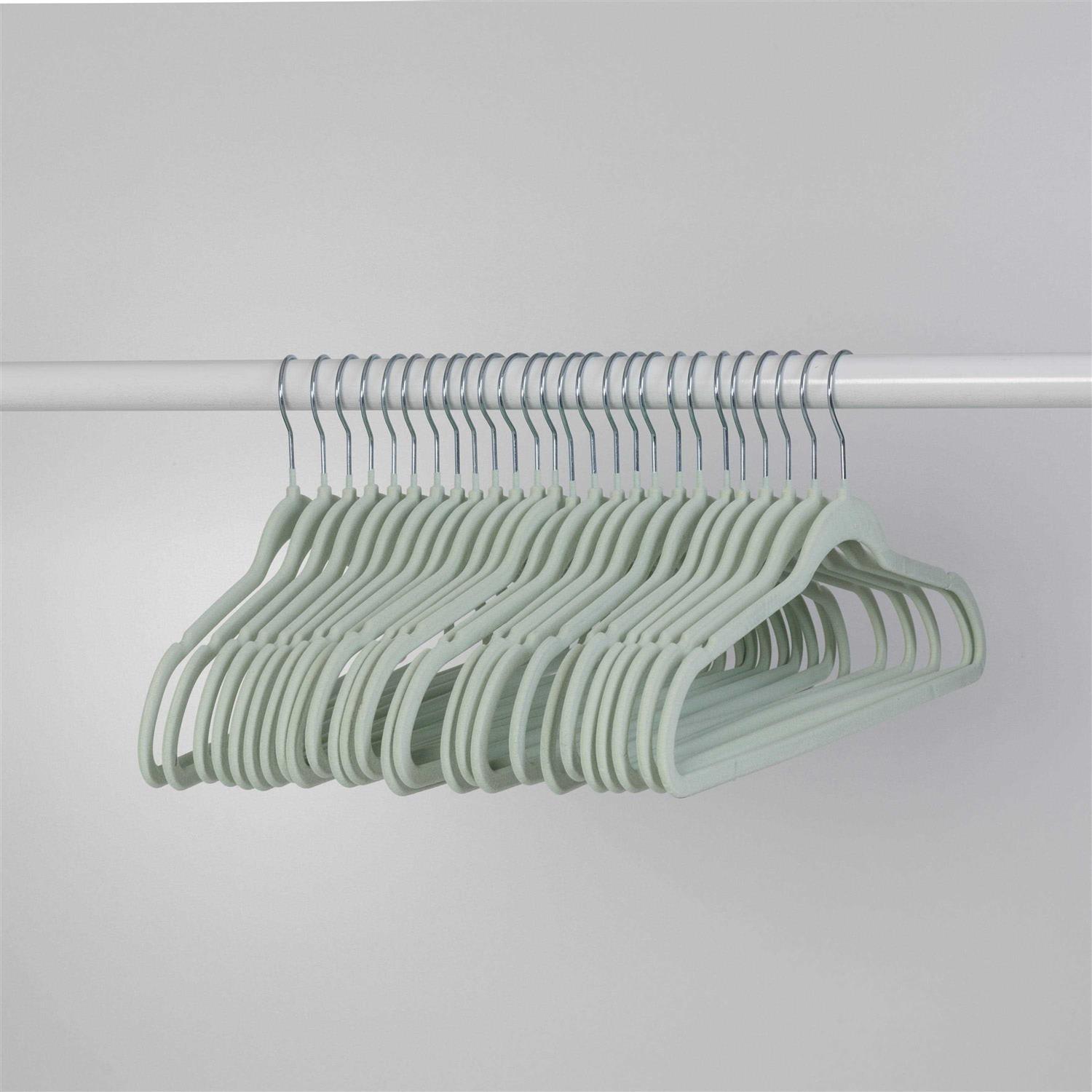 Honey Can Do Slim-Profile Non-Slip Velvet Hangers - Image 3