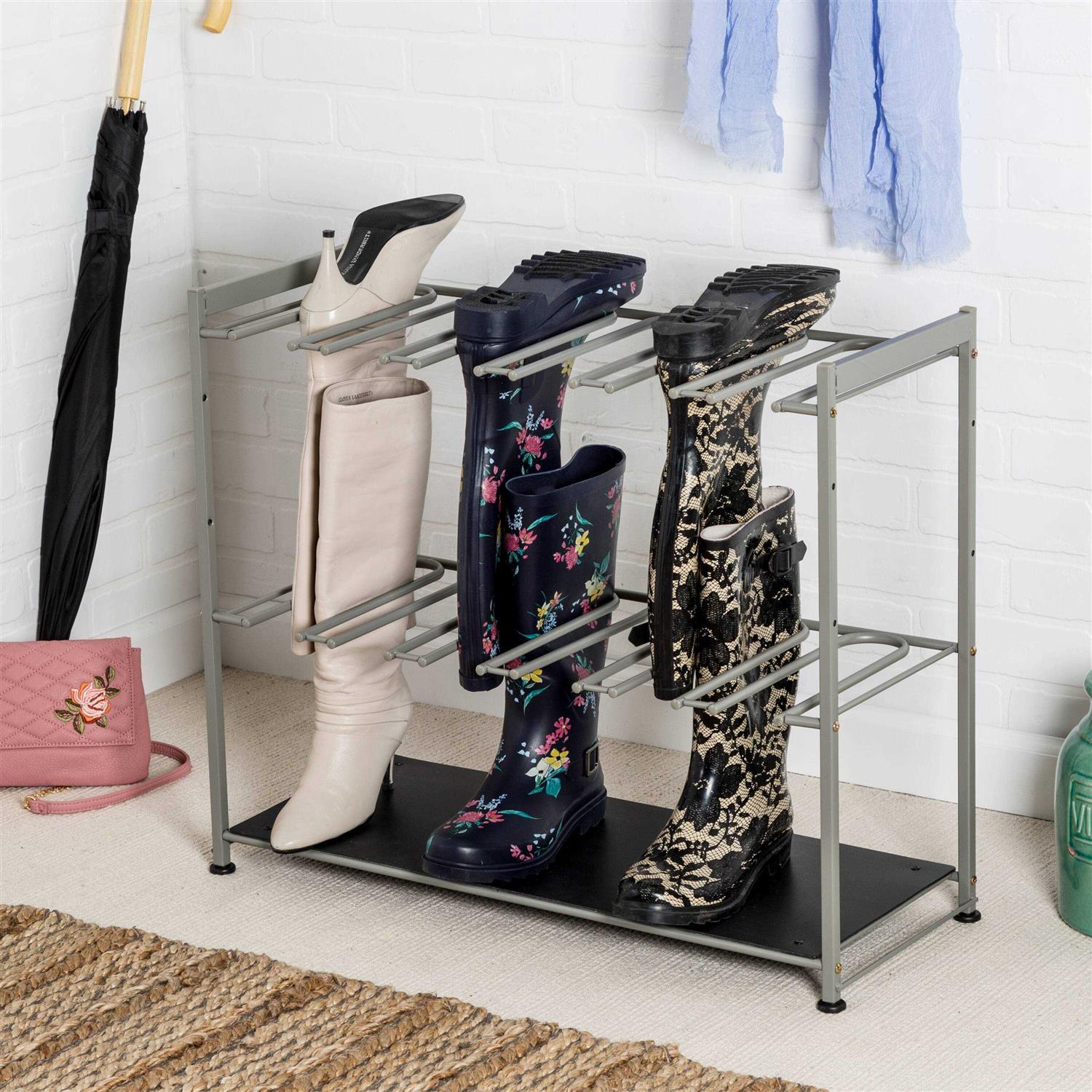 Honey-Can-Do Hanging Boot Storage & Drying Rack - Image 4