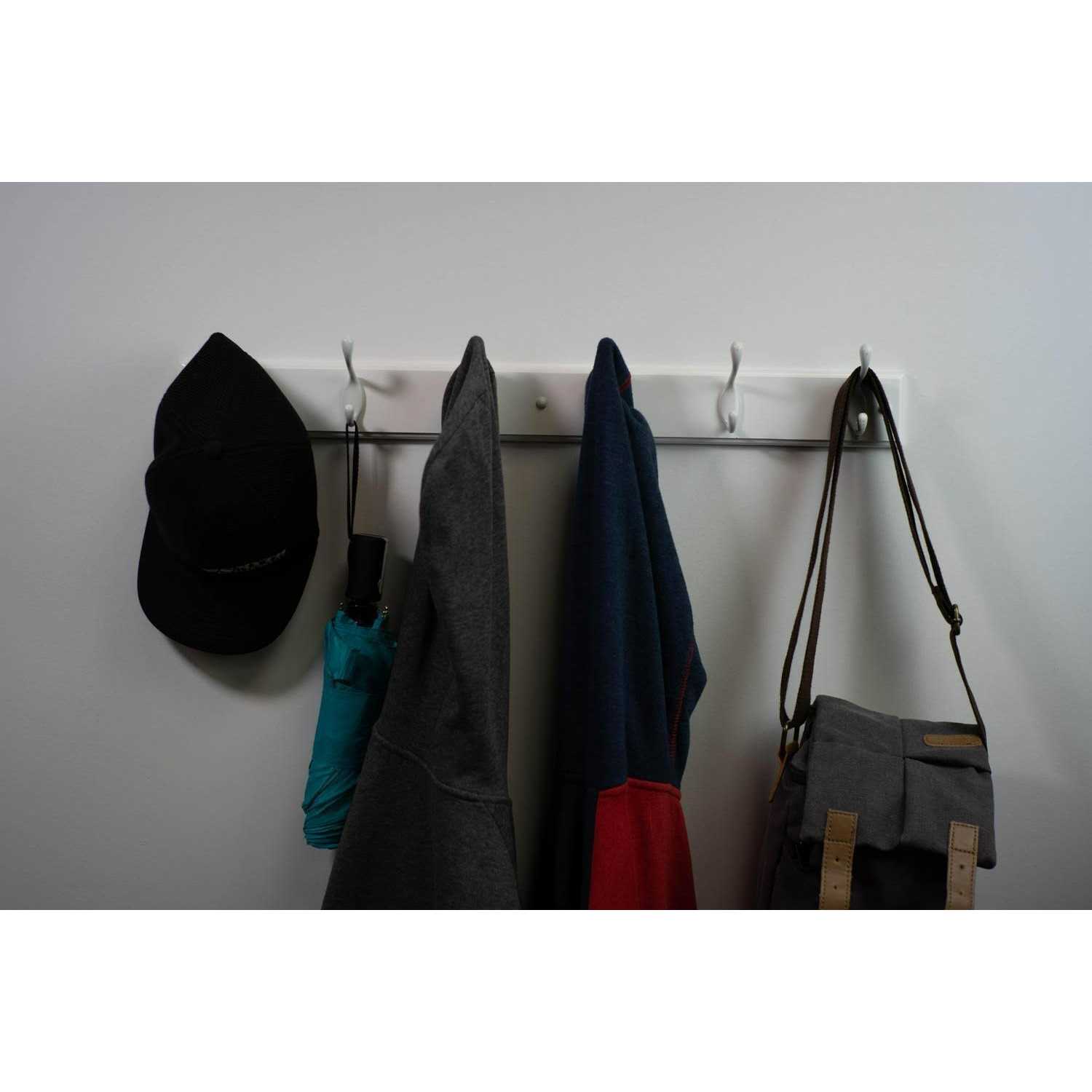 Mainstays 6-Hook 27 In. Hook Board With 45 Lb Working Capacity - Image 4