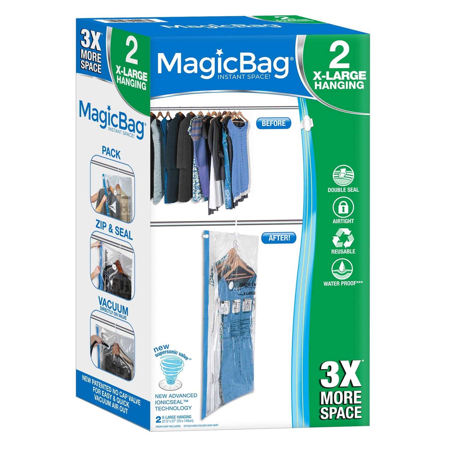 Magicbag Smart Design Instant Space Saver Storage Hanging Extra Large Dress
