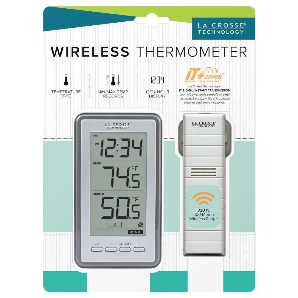 La Crosse Technology Wireless Thermometer WS-9160U-IT-CBP - Image 5