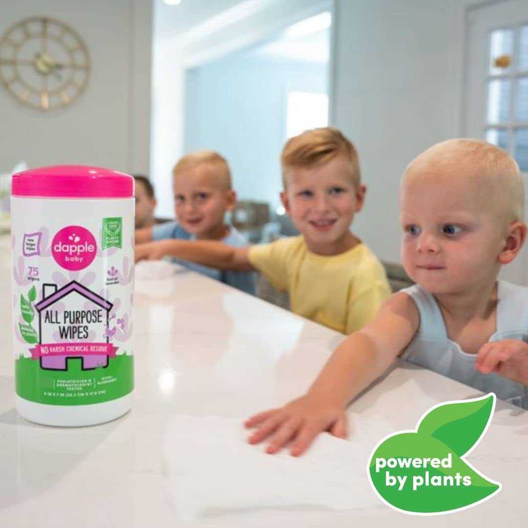 Dapple Baby All Purpose Lavender Hypoallergenic Wipes - Image 3