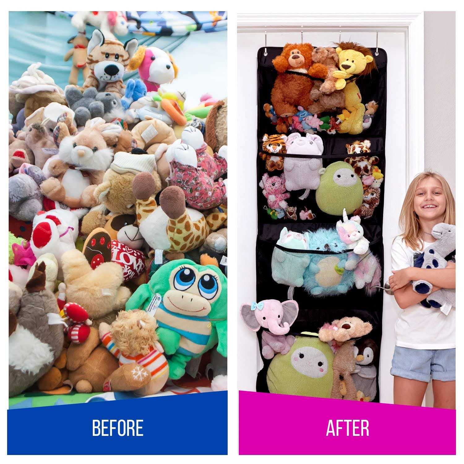 Lilly's Love Over Door Stuffed Animal Toy Storage - Image 3
