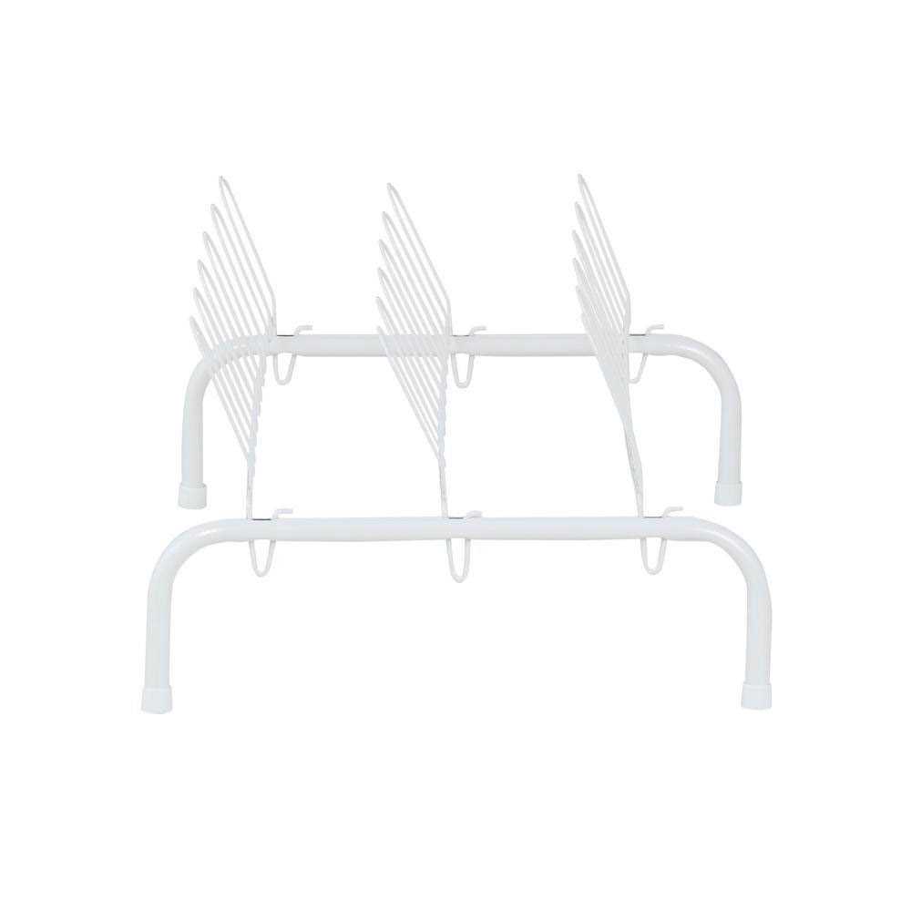 ClosetMaid Lightweight 9 Pair Freestanding Shoe Rack Organizer - Image 4
