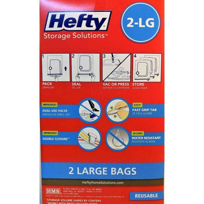 Hefty Shrink-pak Vacuum Seal Bags - Image 2