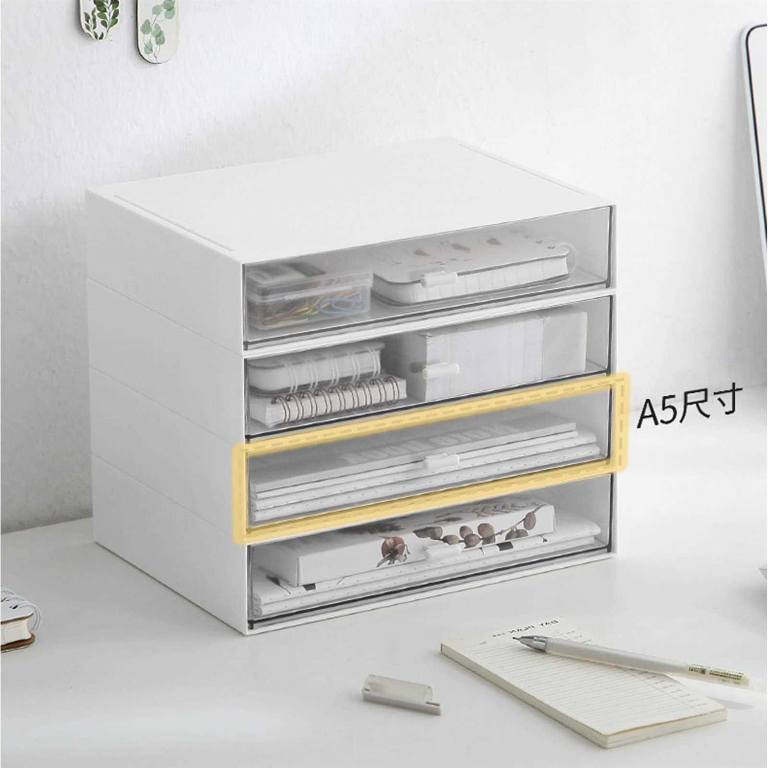 kulusion Desk Organizer with Storage Drawers Stackable - Image 2