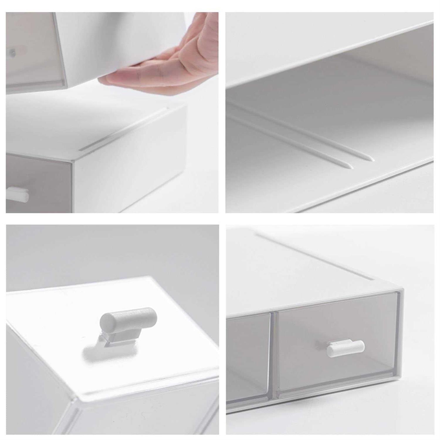 kulusion Desk Organizer with Storage Drawers Stackable - Image 5