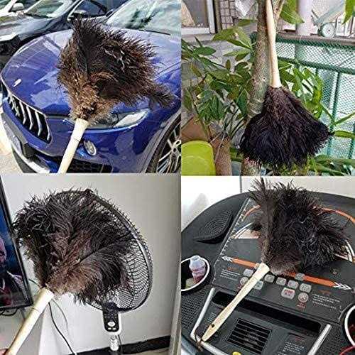 Feather Duster Feather Dusters For Cleaning Ddzmz Fluffy Natural Genuine Ostric - Image 3